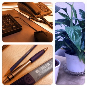 Office. Nothing happens. #instacollage